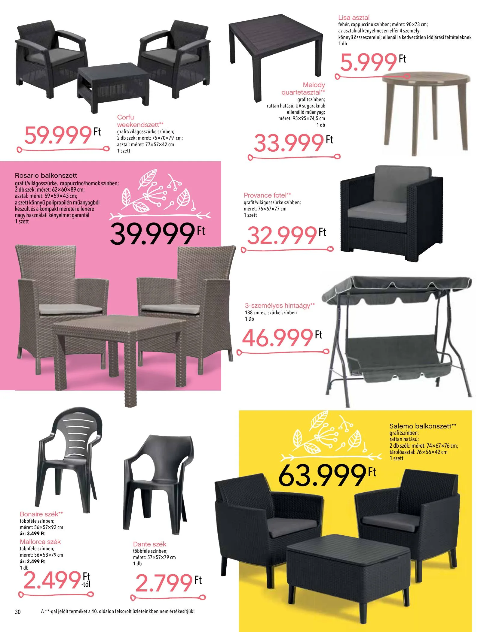 Interspar akciós újság Tavaszi katalógus 03.04–04.03 – 30. oldal