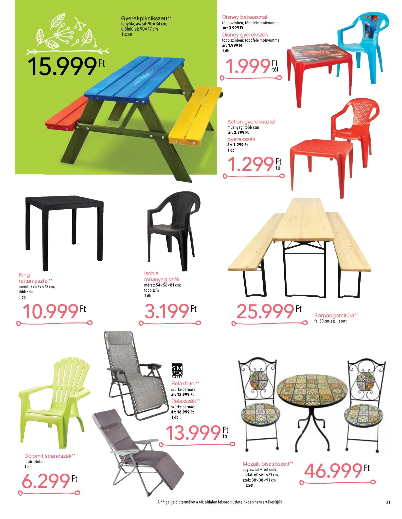 Interspar akciós újság Tavaszi katalógus 03.04–04.03 – 31. oldal