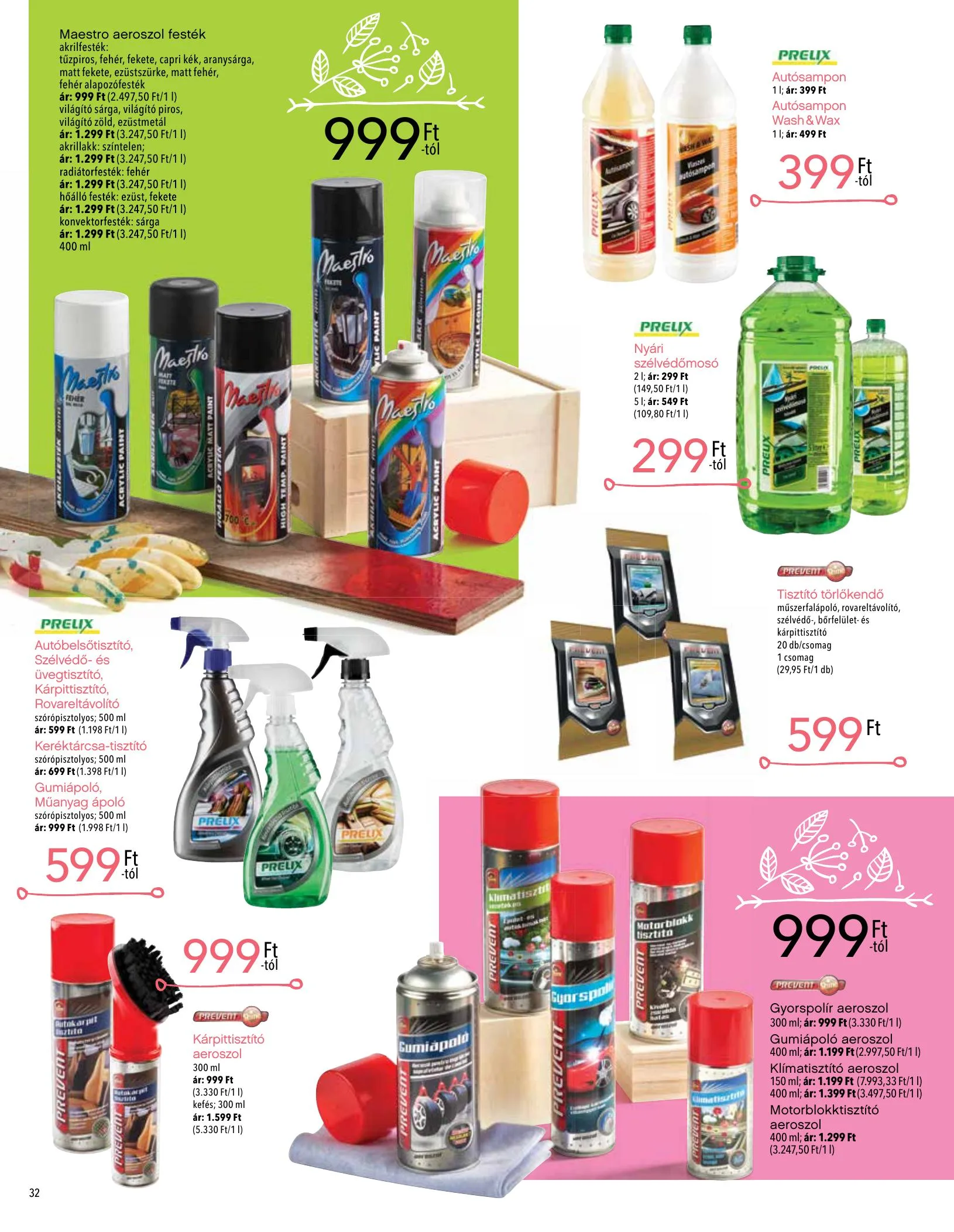 Interspar akciós újság Tavaszi katalógus 03.04–04.03 – 32. oldal