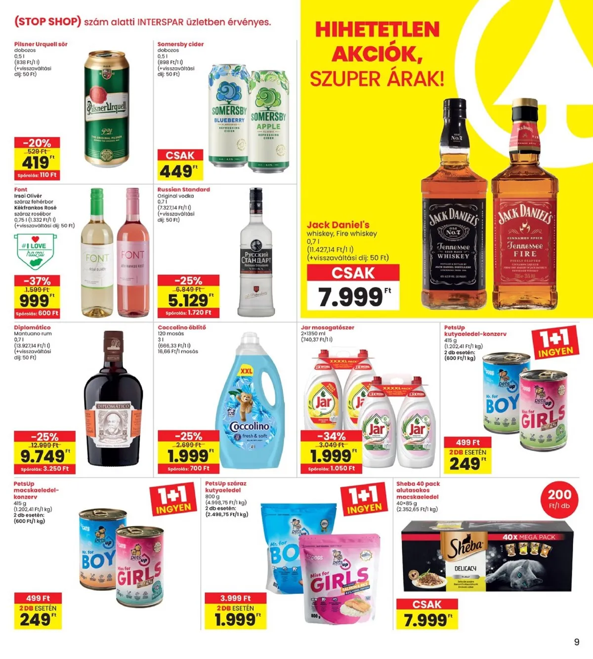 Interspar akciós újság Veszprém 03.26–04.04 – 9. oldal