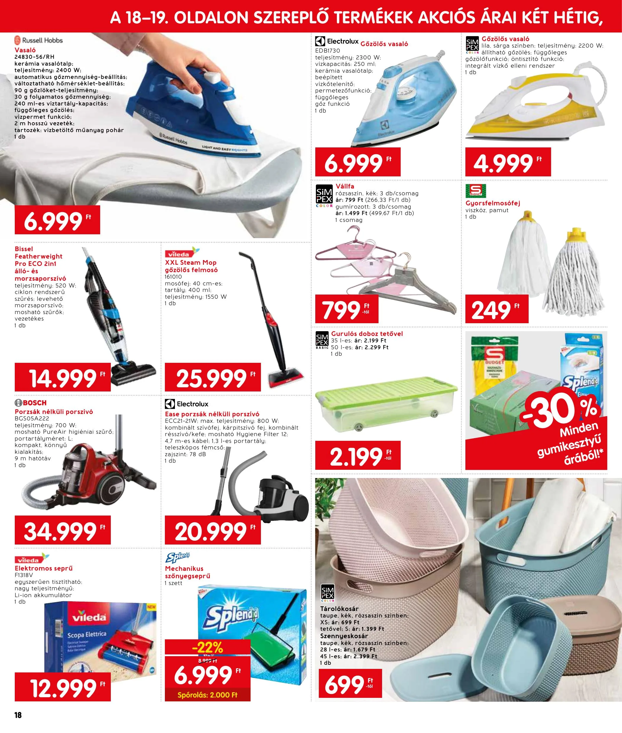 Interspar akciós újság Zalaegerszeg 04.15–04.21 – 18. oldal
