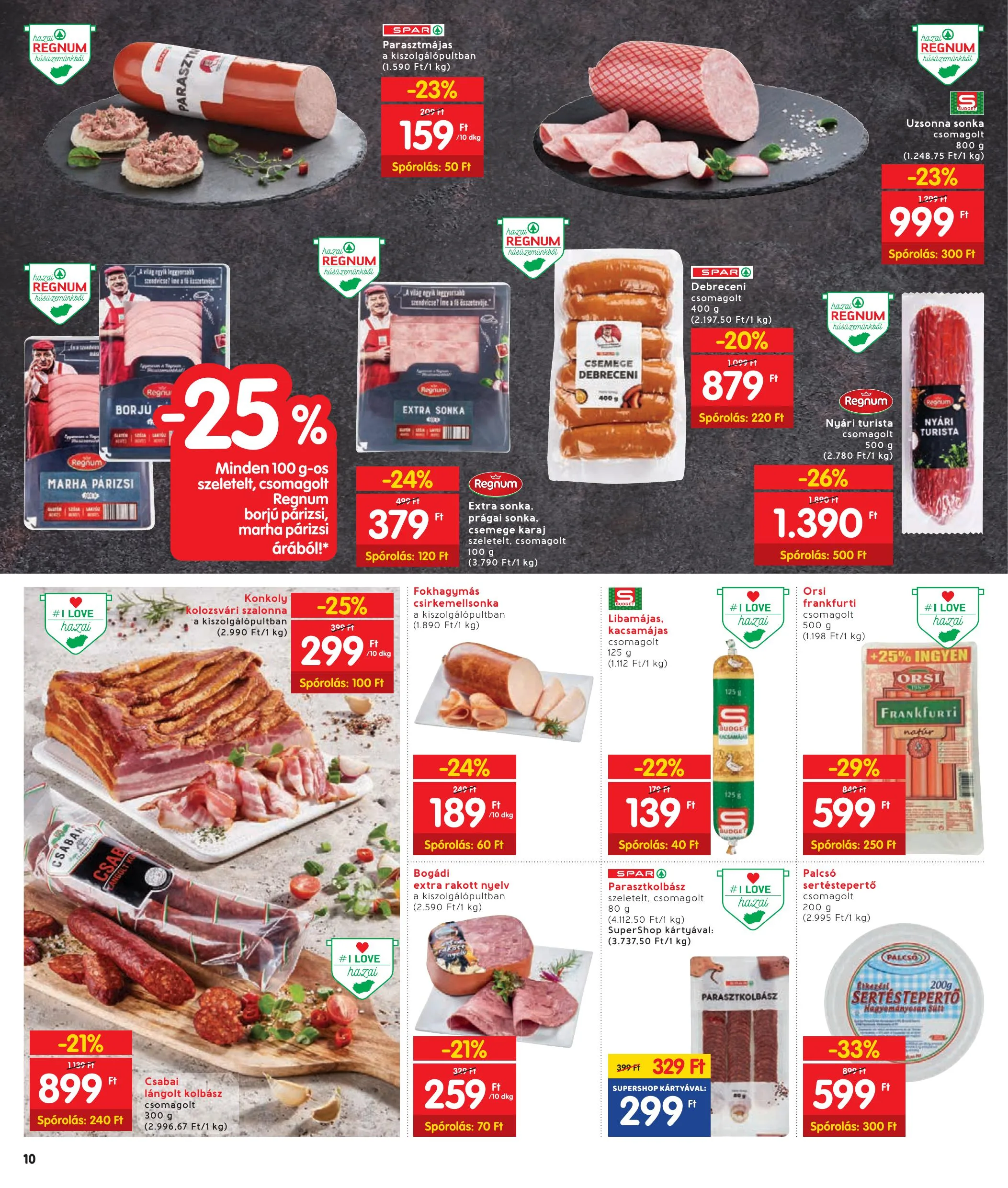 Interspar akciós újság Zalaegerszeg 04.22–04.28 – 10. oldal