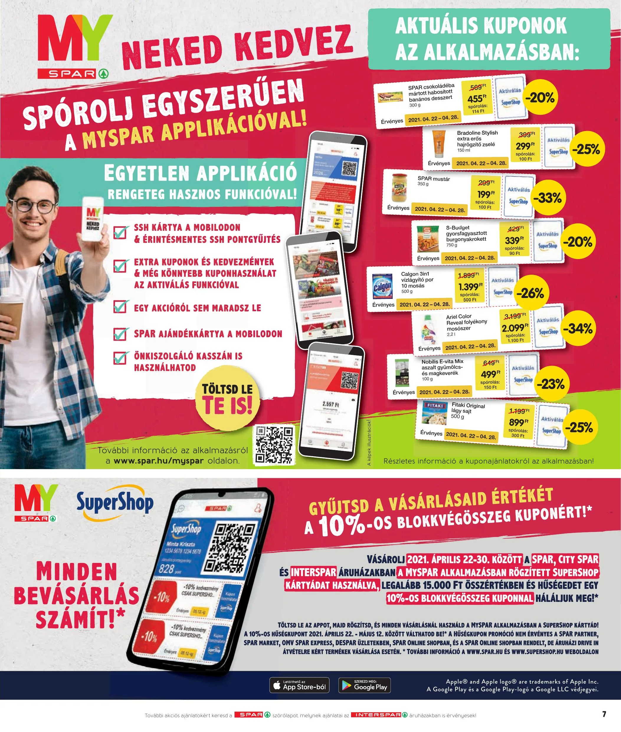 Interspar akciós újság Zalaegerszeg 04.22–04.28 – 7. oldal