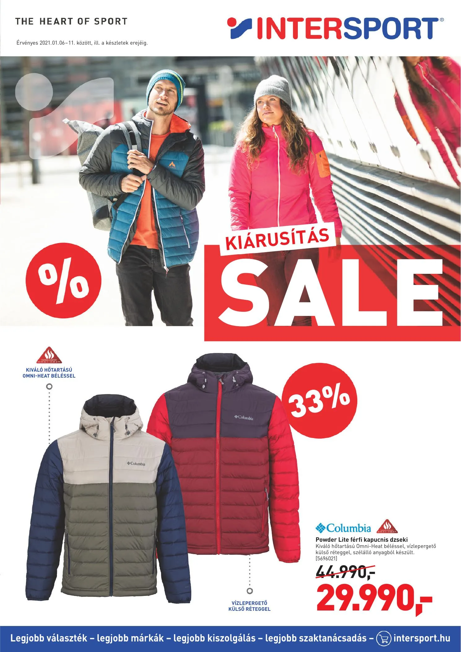 Intersport akciós újság 01.06–01.11
