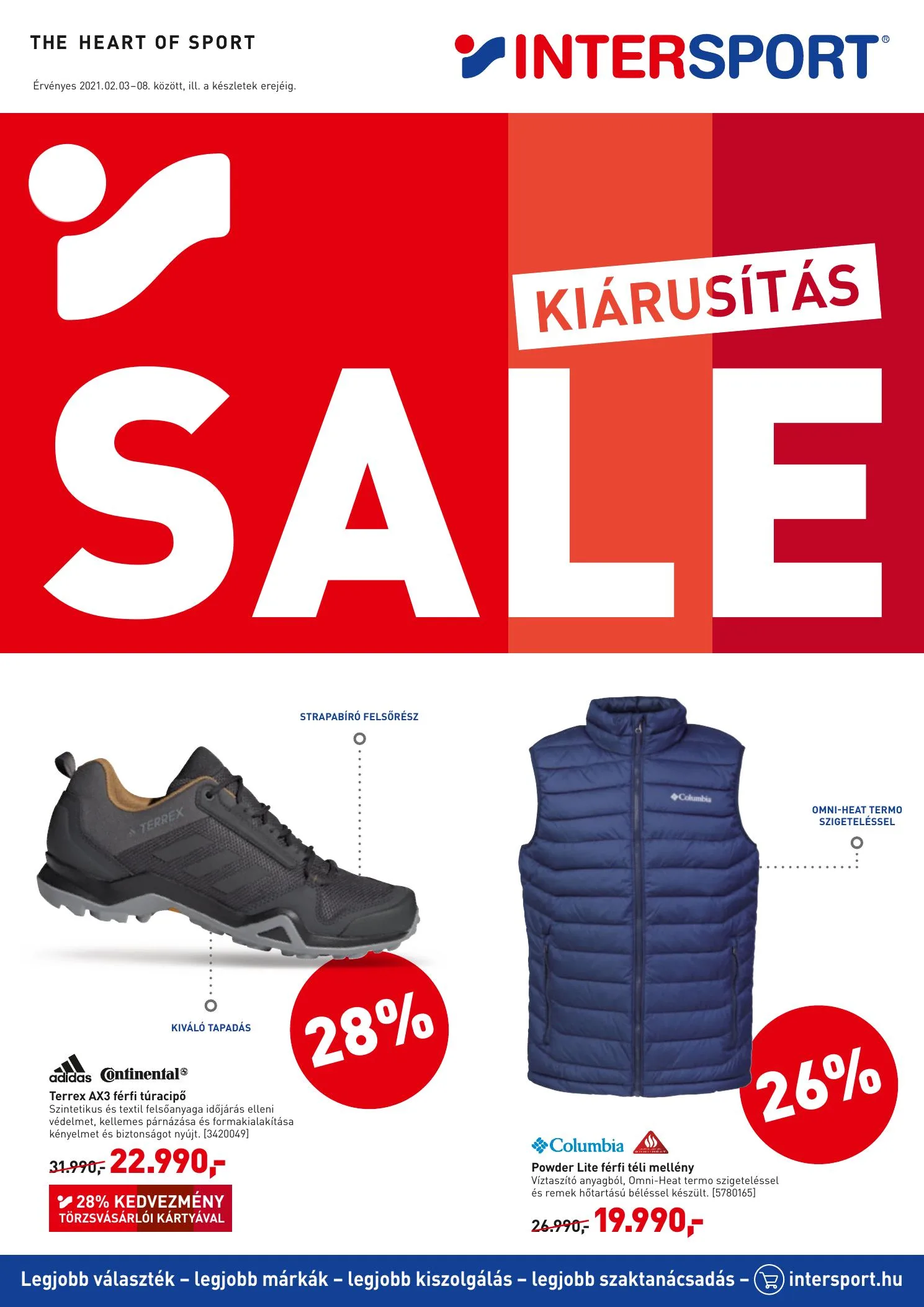 Intersport akciós újság 02.03–02.08