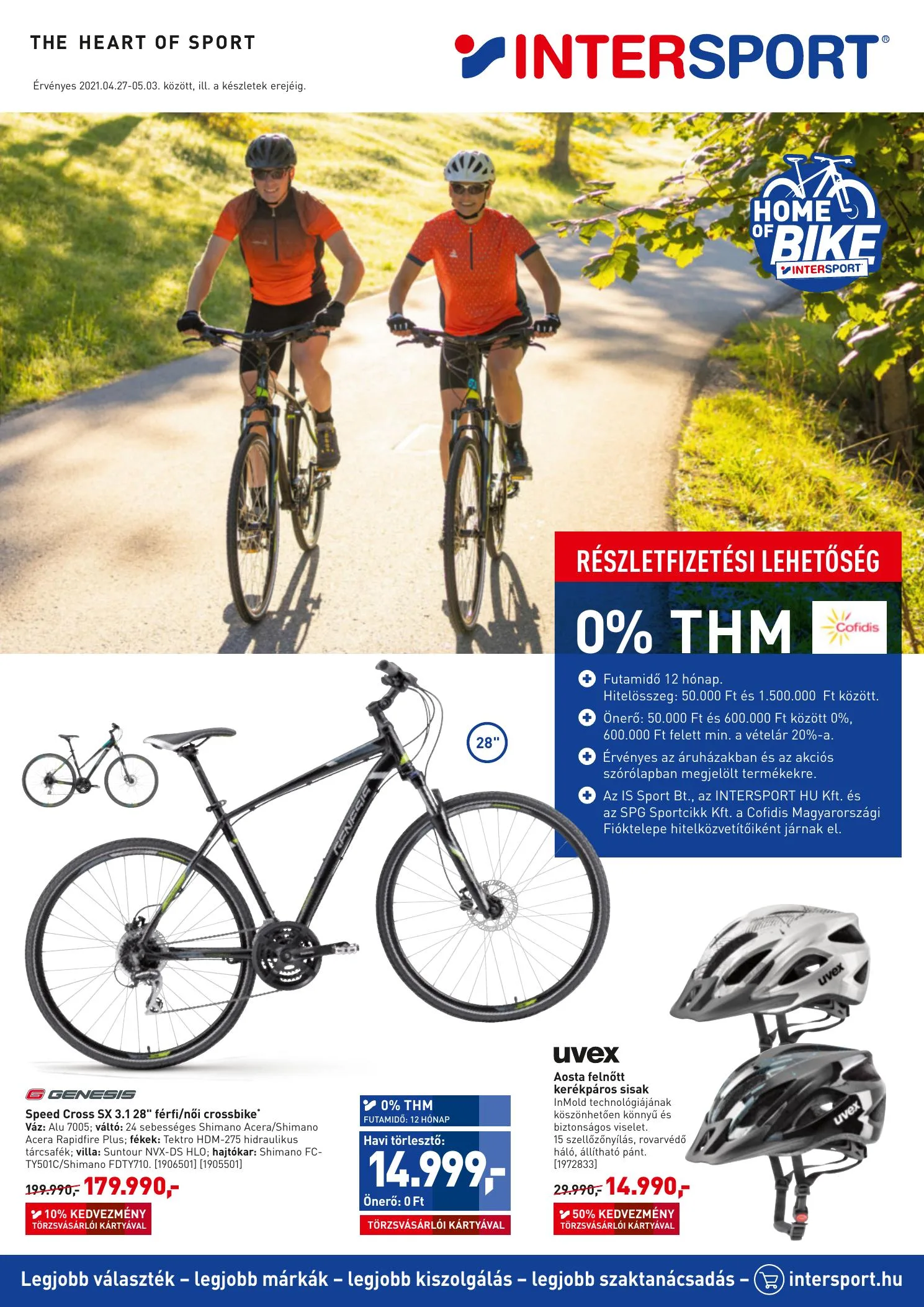 Intersport akciós újság 04.27–05.03