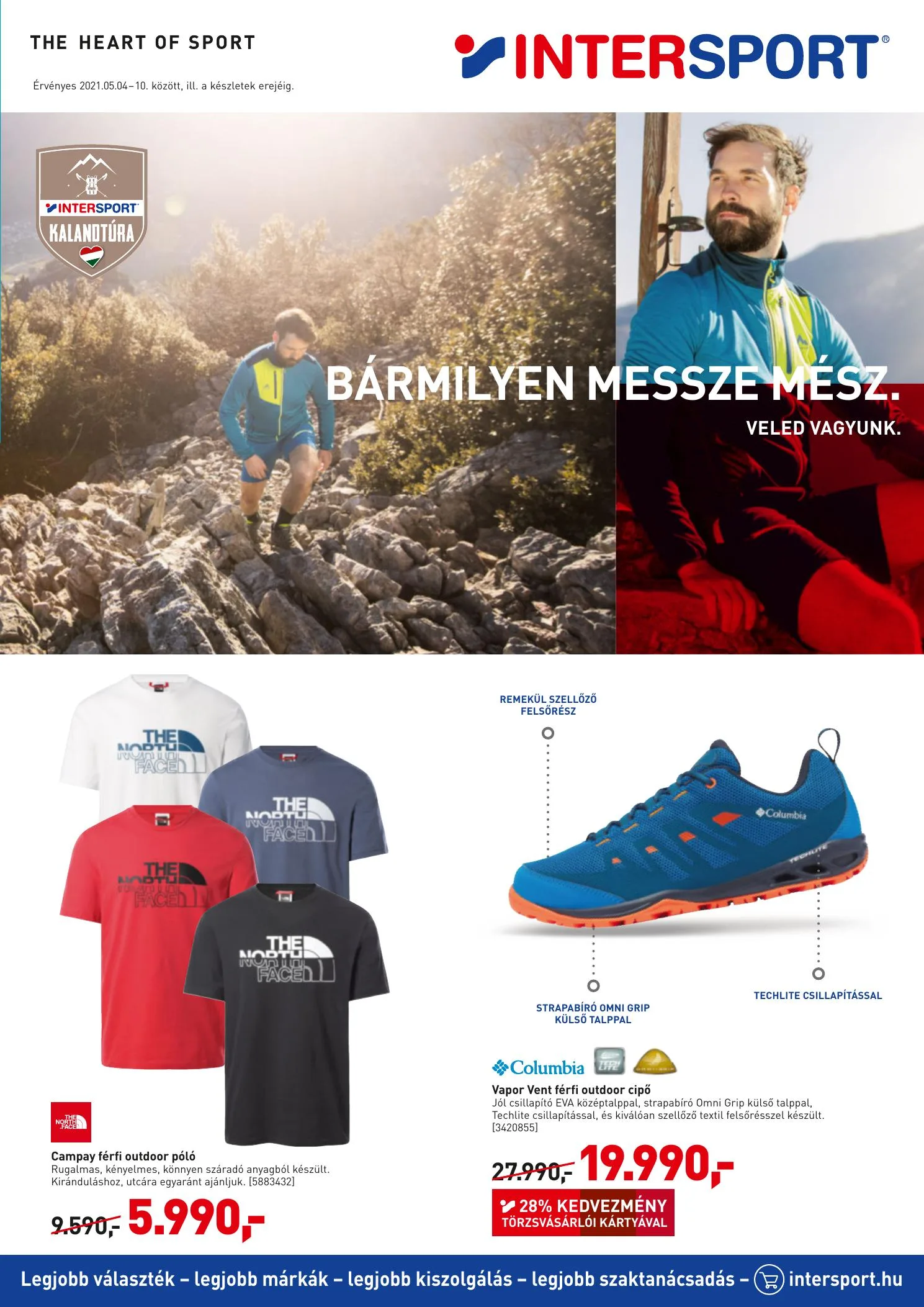 Intersport akciós újság 05.04–05.10