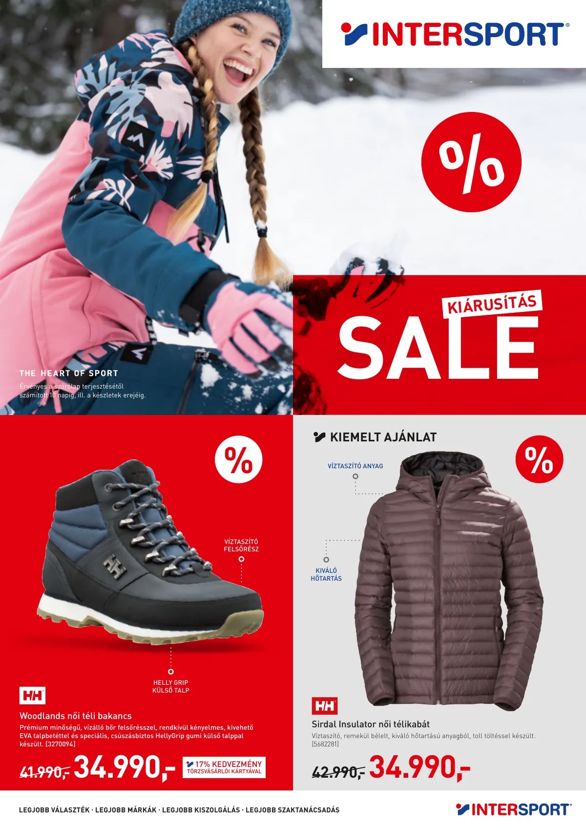 Intersport akciós újság 01.11–01.11