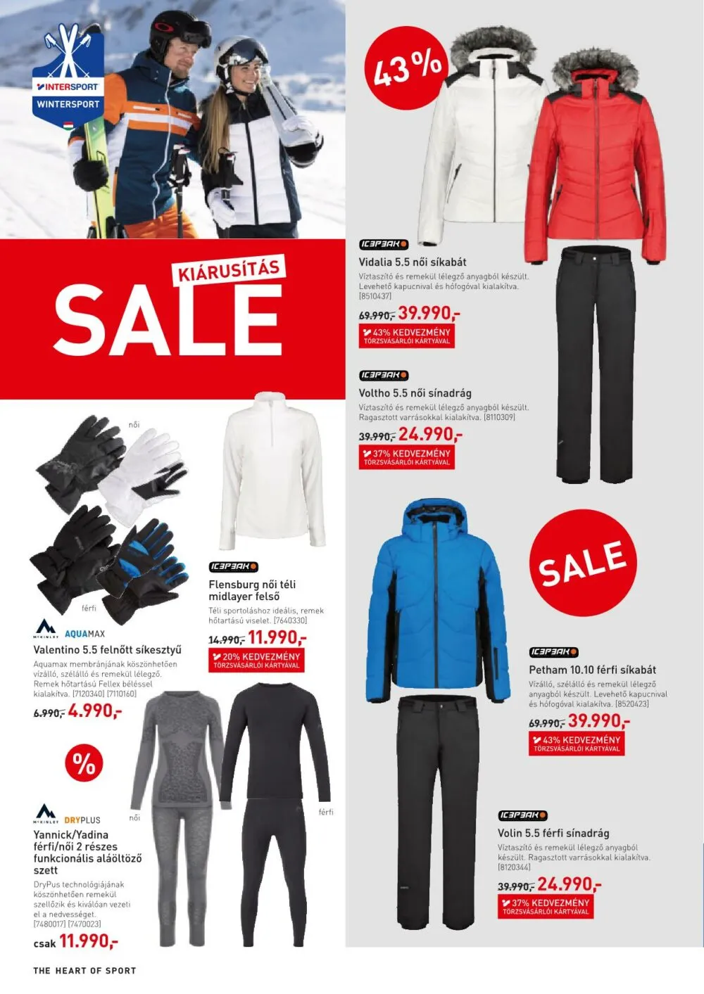 Intersport akciós újság 01.11–01.17 – 4. oldal