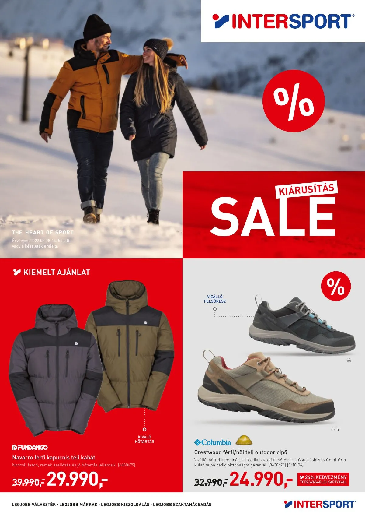 Intersport akciós újság 02.08–02.14