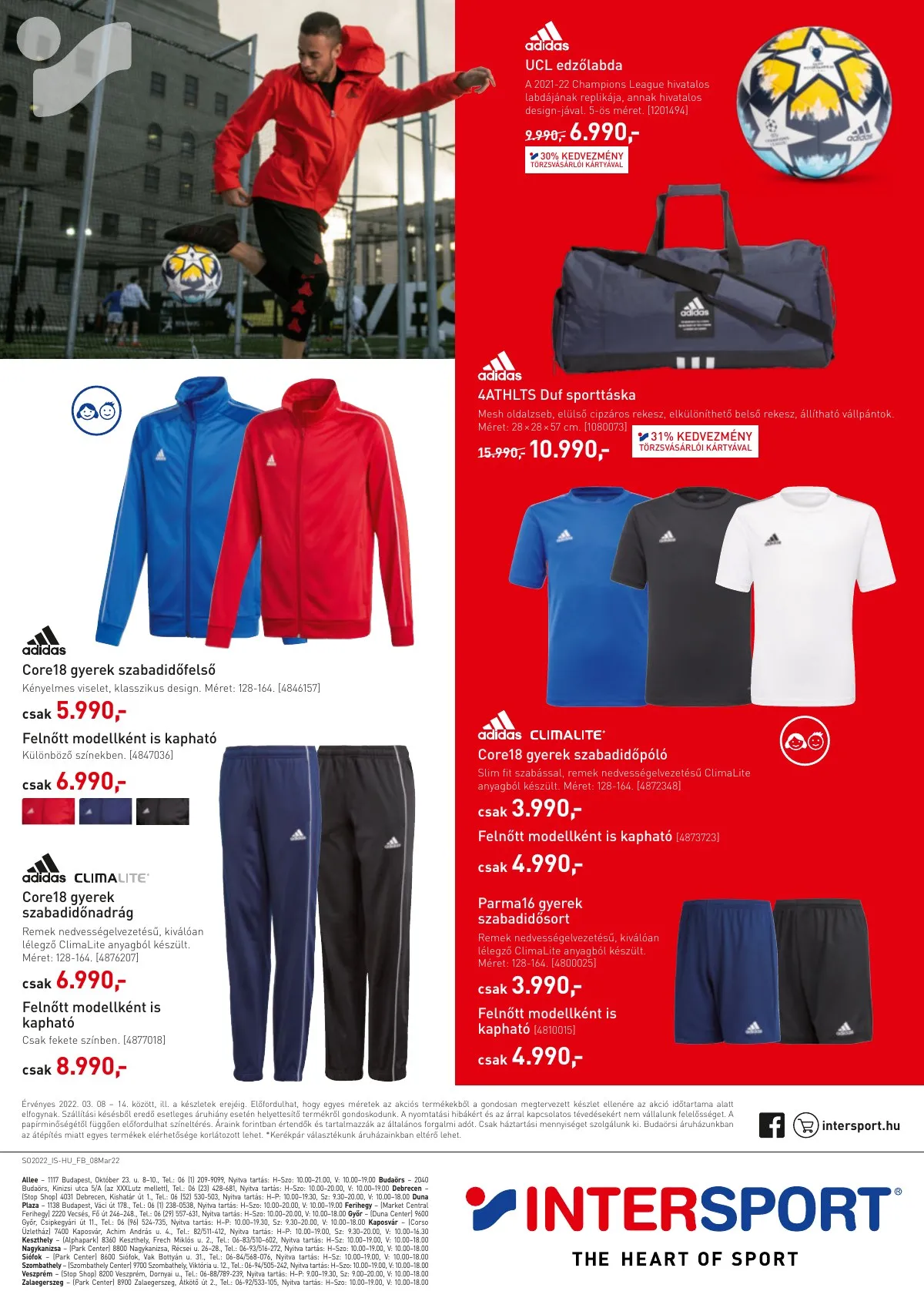Intersport akciós újság 03.08–03.14 – 8. oldal