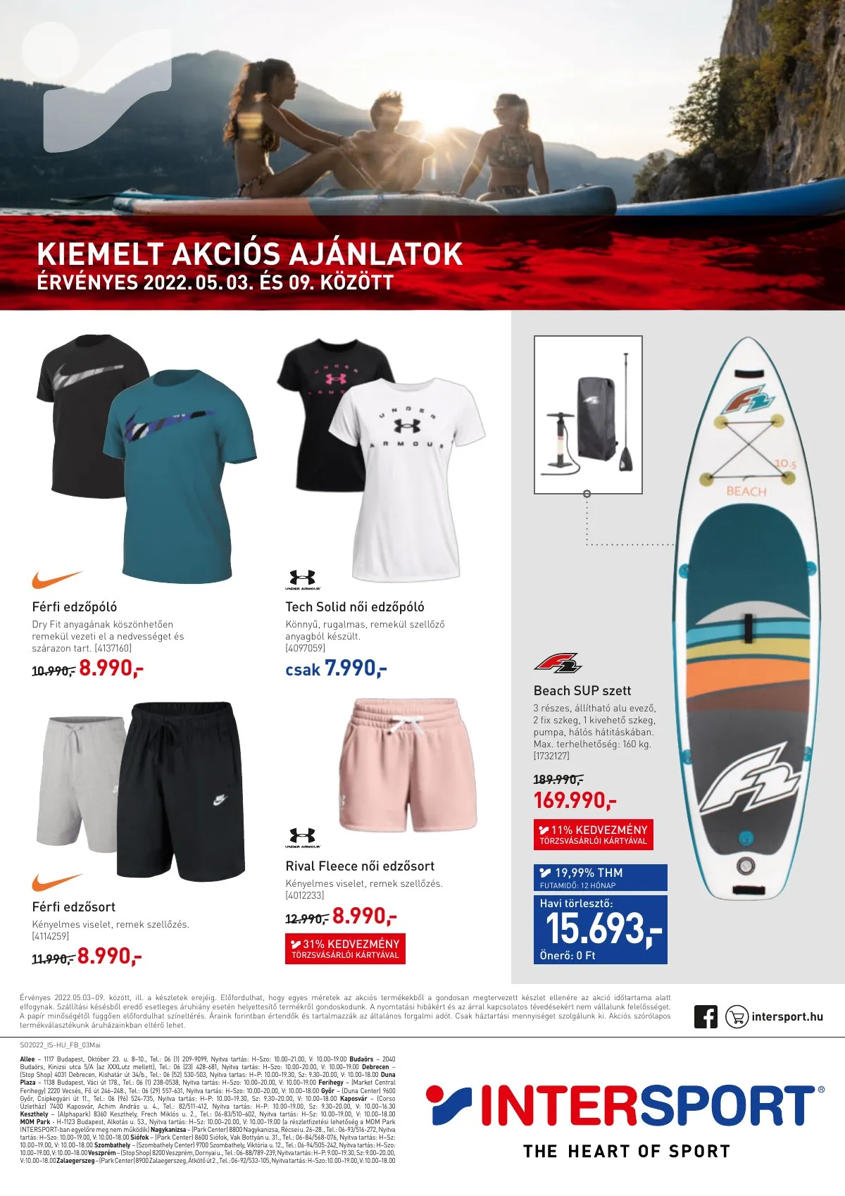 Intersport akciós újság 05.03–05.09 – 8. oldal