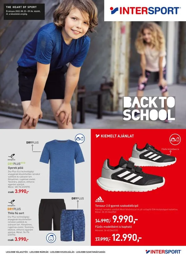 Intersport akciós újság 08.23–09.04