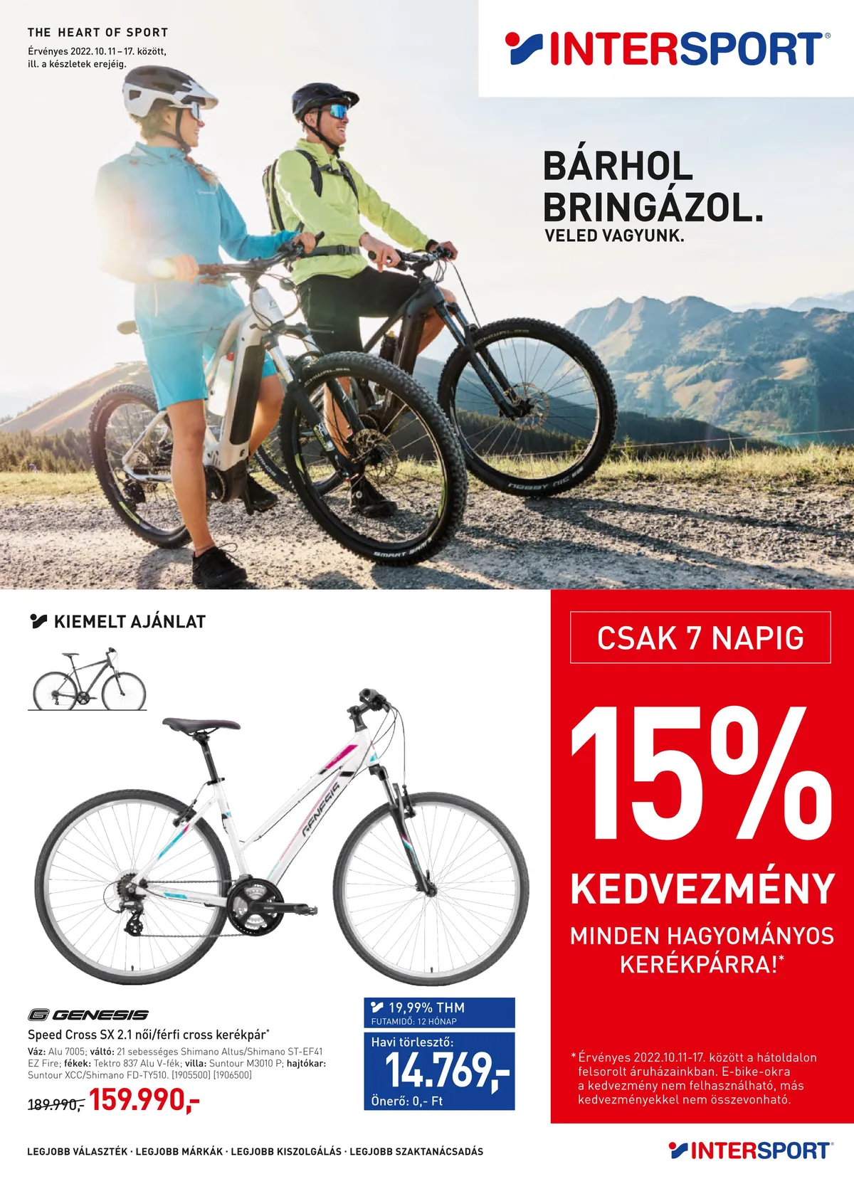 Intersport akciós újság 10.11–10.17