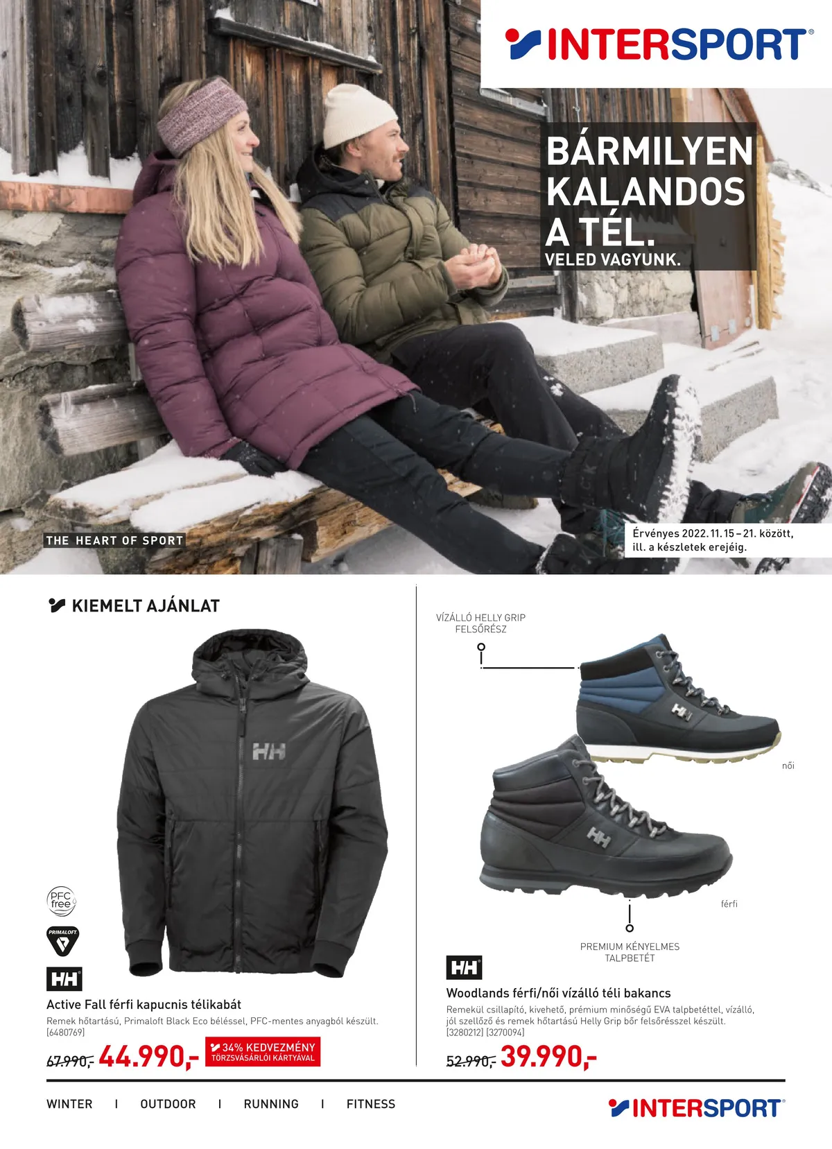 Intersport akciós újság 11.15–11.21