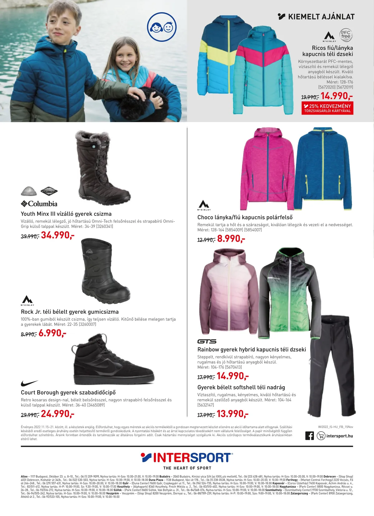 Intersport akciós újság 11.15–11.21 – 8. oldal