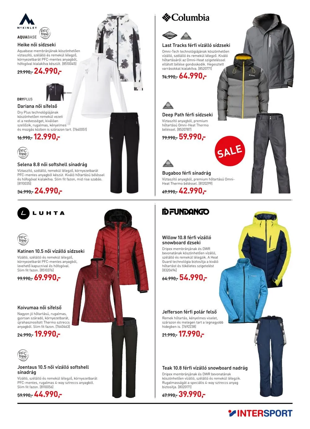 Intersport akciós újság 01.10–01.16 – 3. oldal