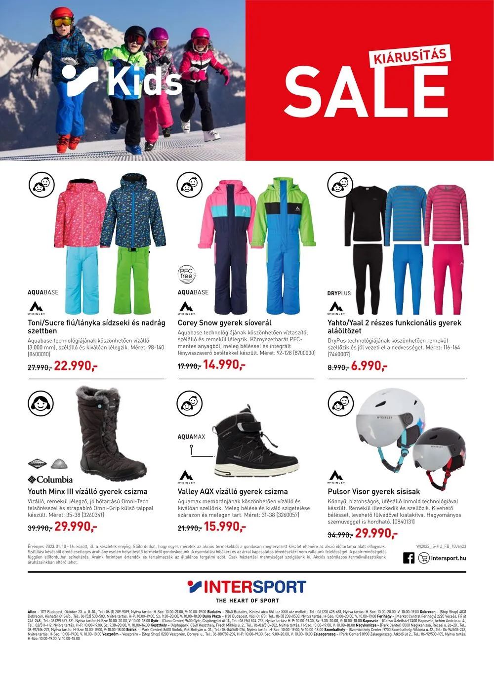 Intersport akciós újság 01.10–01.16 – 8. oldal