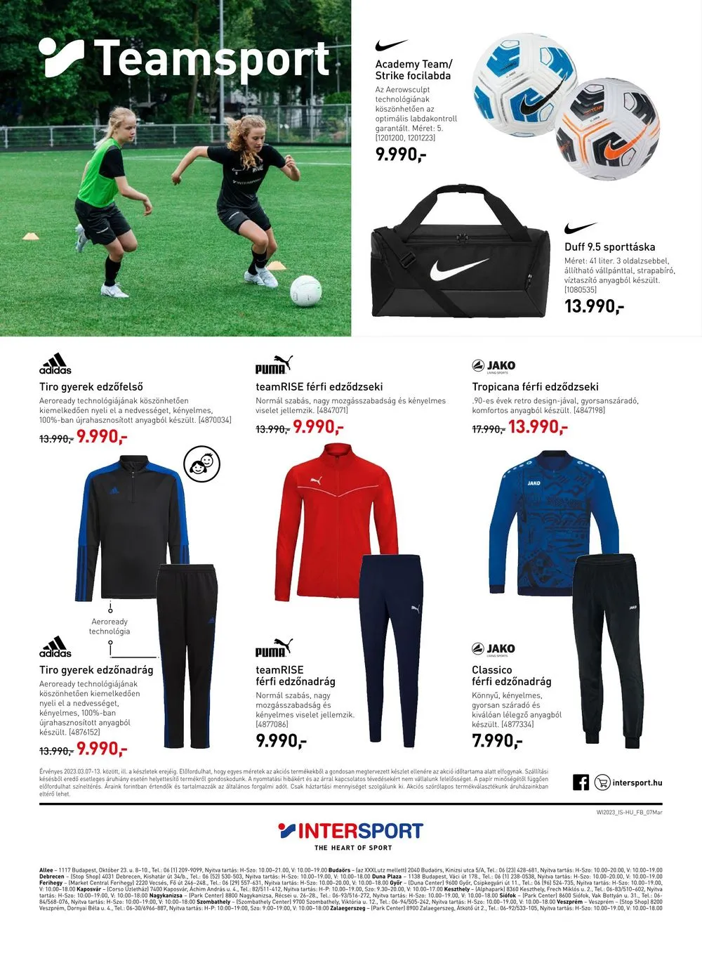 Intersport akciós újság 03.07–03.13 – 8. oldal