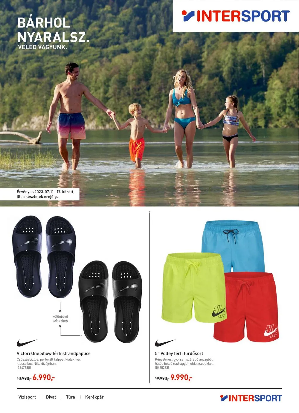 Intersport akciós újság 07.11–07.17