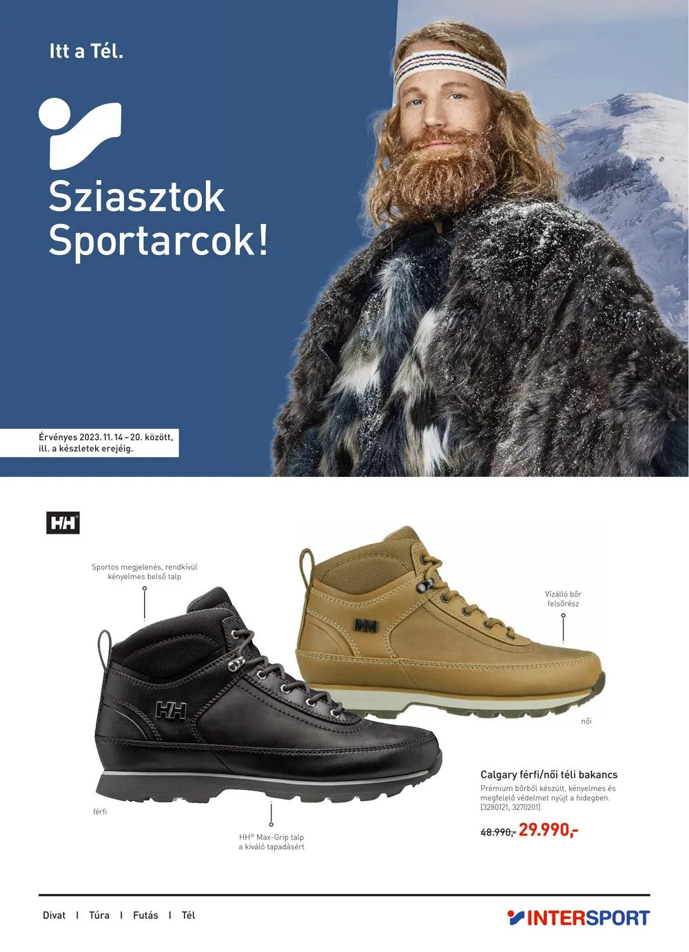 Intersport akciós újság 11.14–11.20