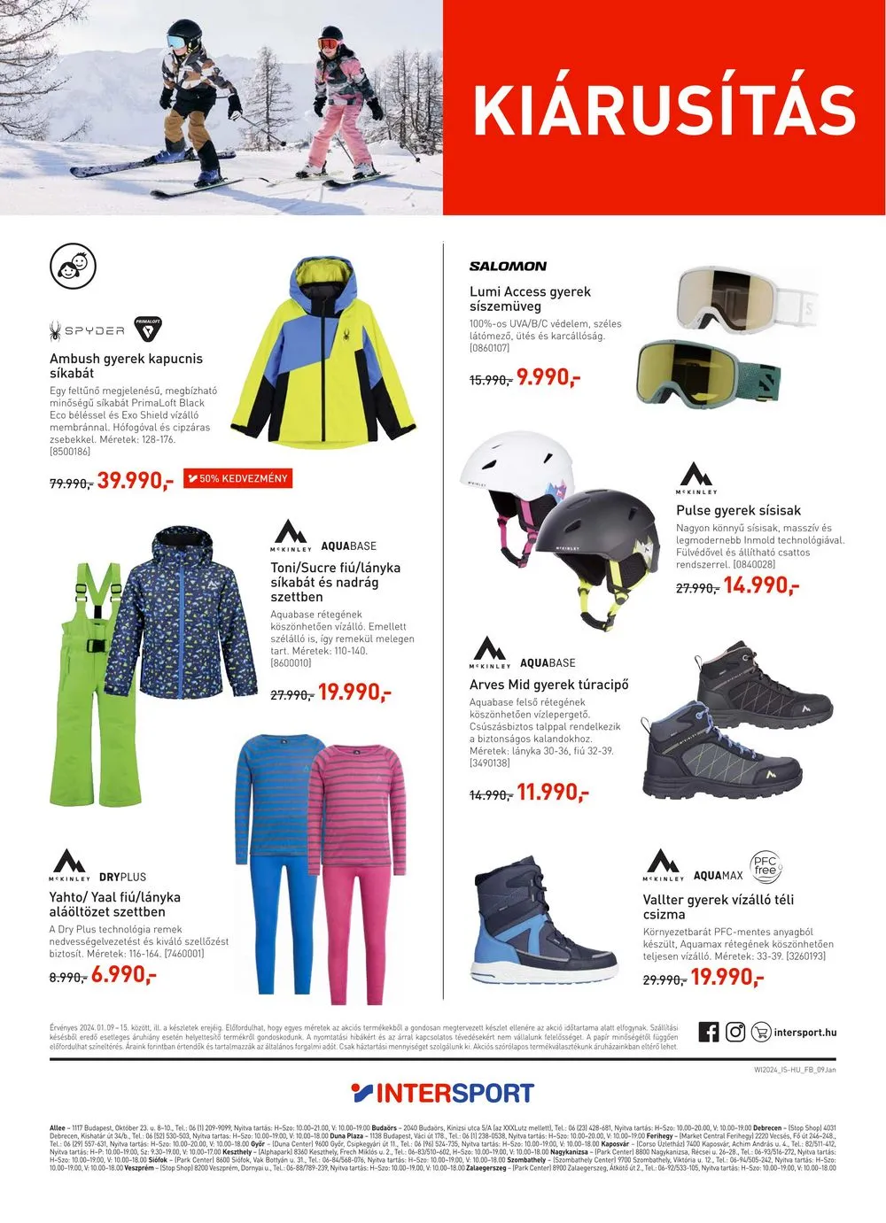 Intersport akciós újság 01.09–01.15 – 8. oldal