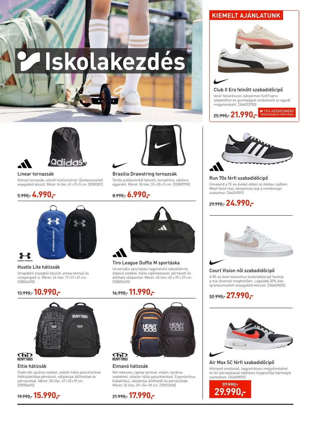 Intersport akciós újság 08.21–09.01 – 6. oldal