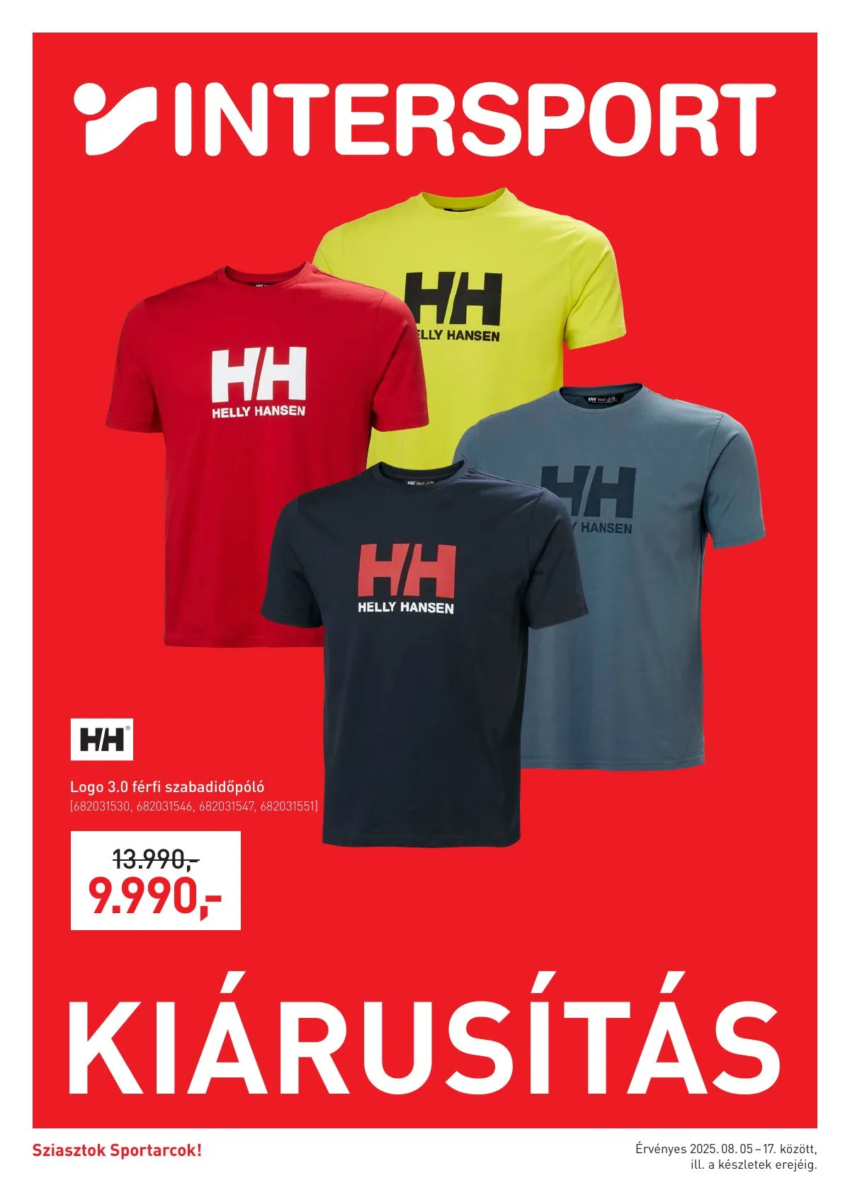 Intersport akciós újság 08.05–08.17