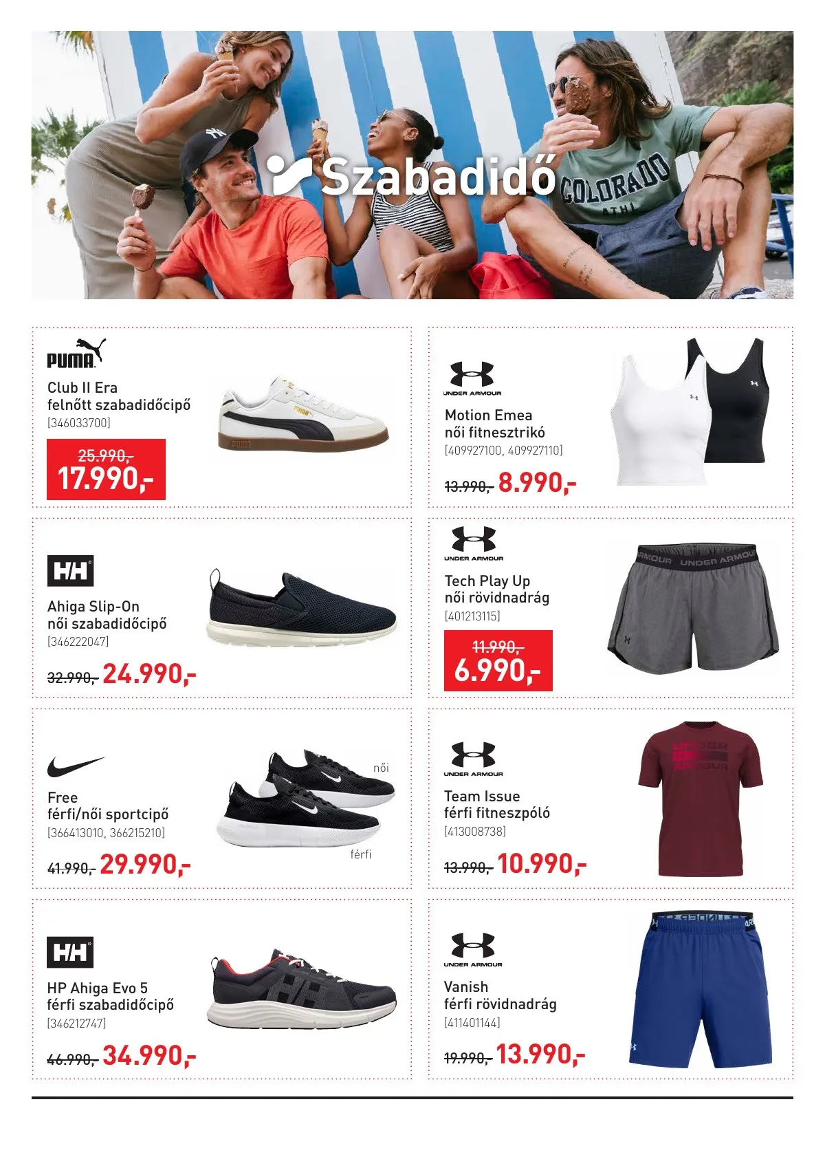 Intersport akciós újság 08.05–08.17 – 2. oldal