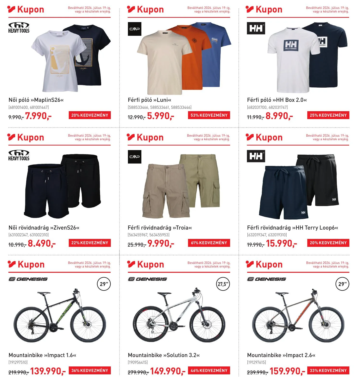 Intersport akciós újság 07.07–07.19 – 3. oldal