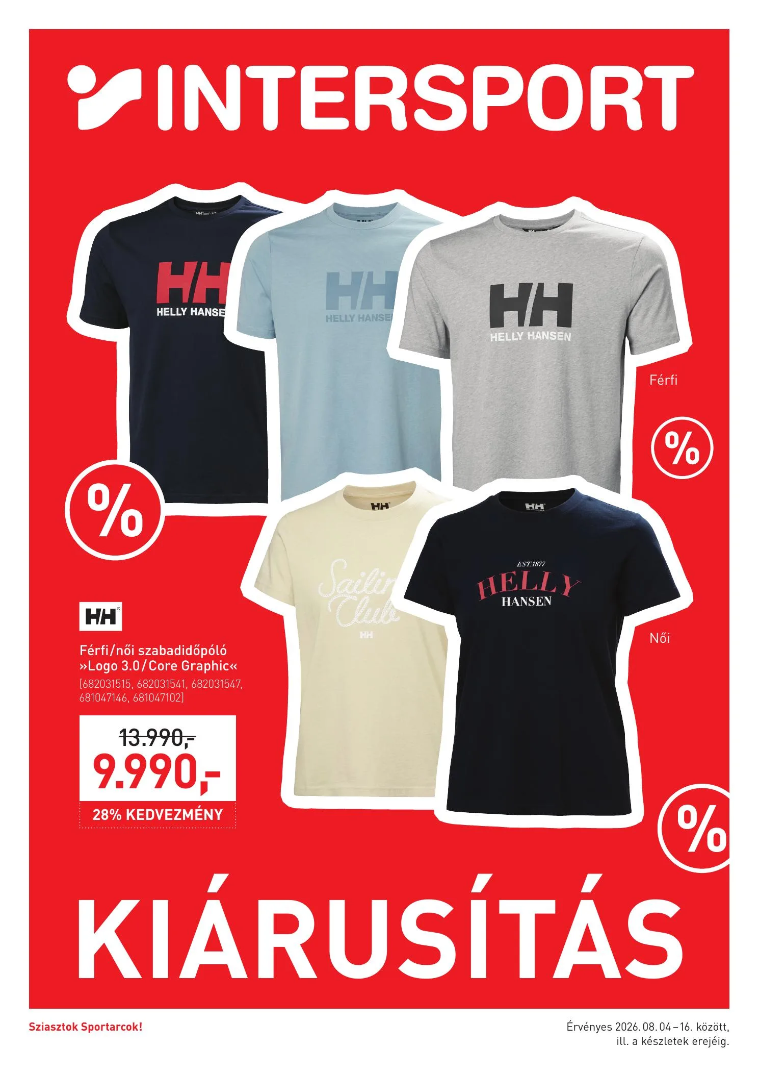 Intersport akciós újság 08.04–08.16