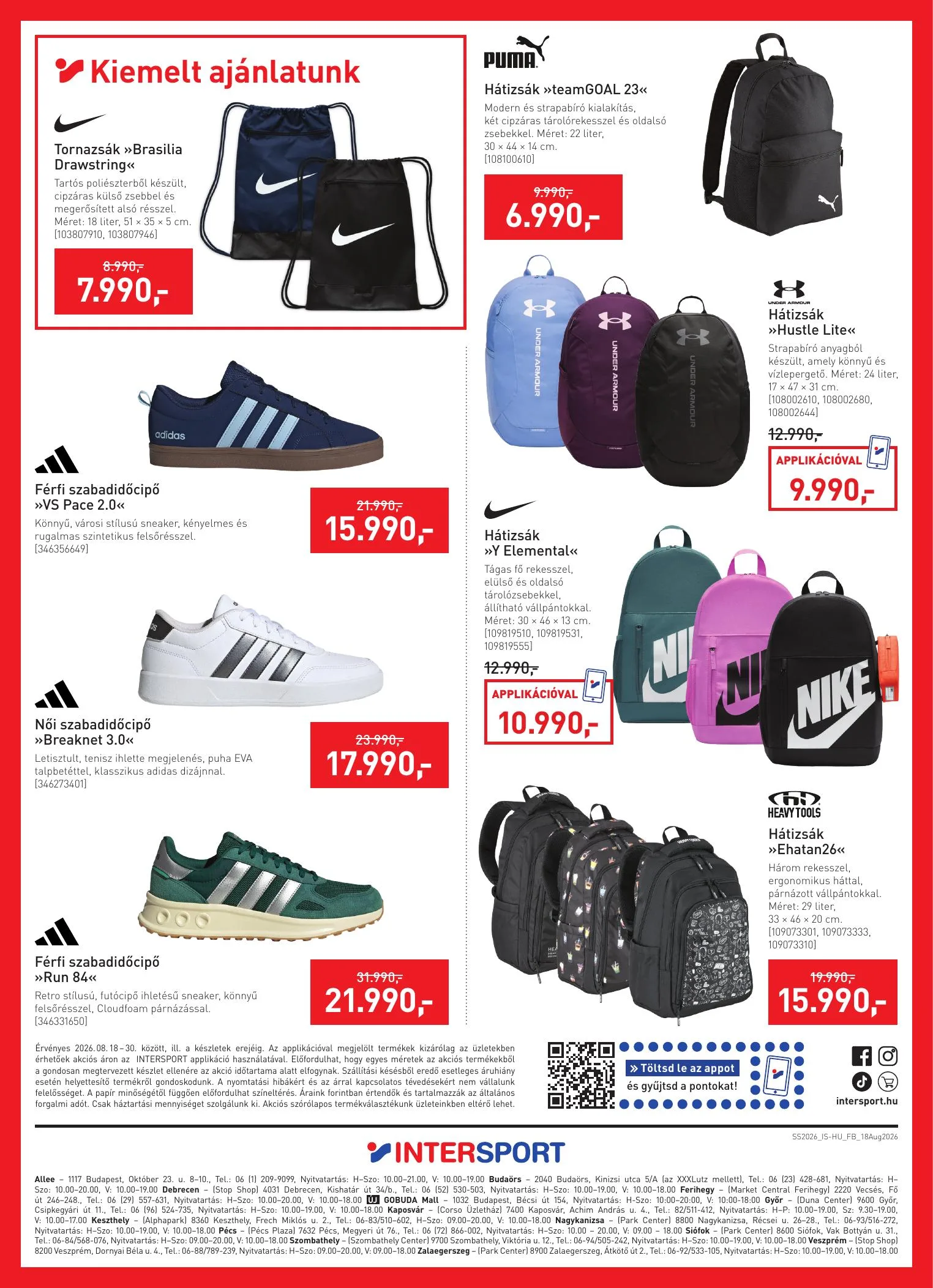 Intersport akciós újság 08.18–08.30 – 8. oldal