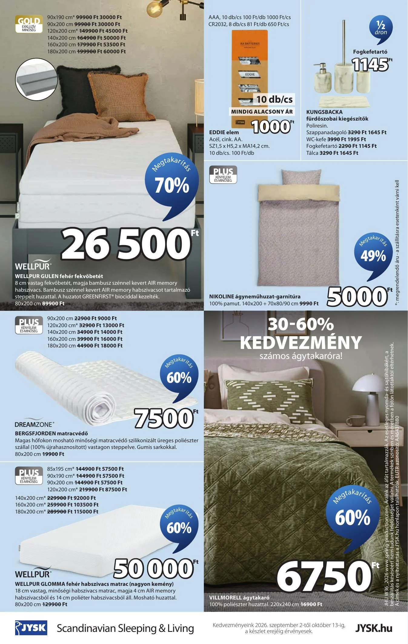 JYSK akciós újság 09.02–10.13 – 25. oldal