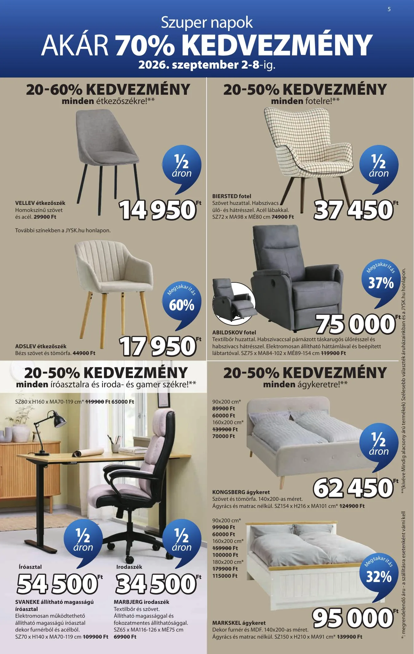 JYSK akciós újság 09.02–10.13 – 6. oldal