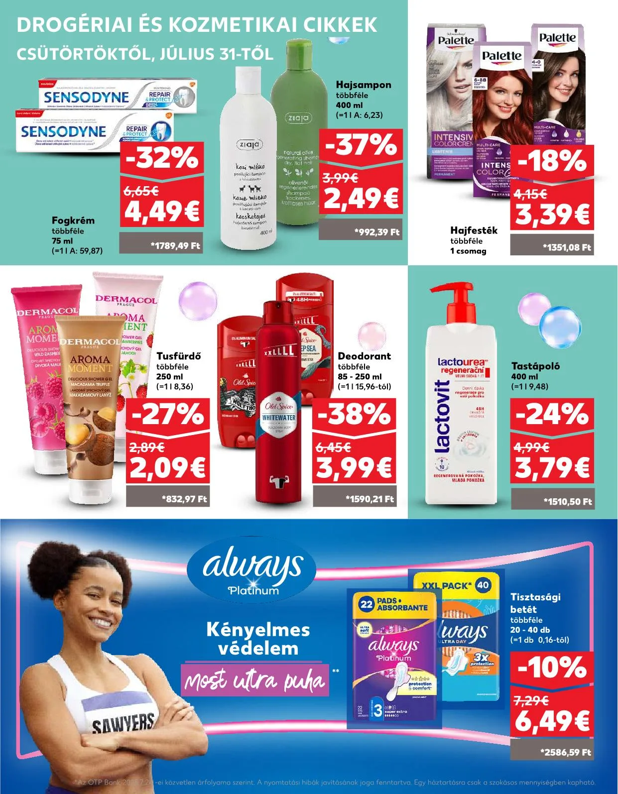 Kaufland akciós újság Dunaszerdahely nagymegyer 07.28–08.06 – 26. oldal