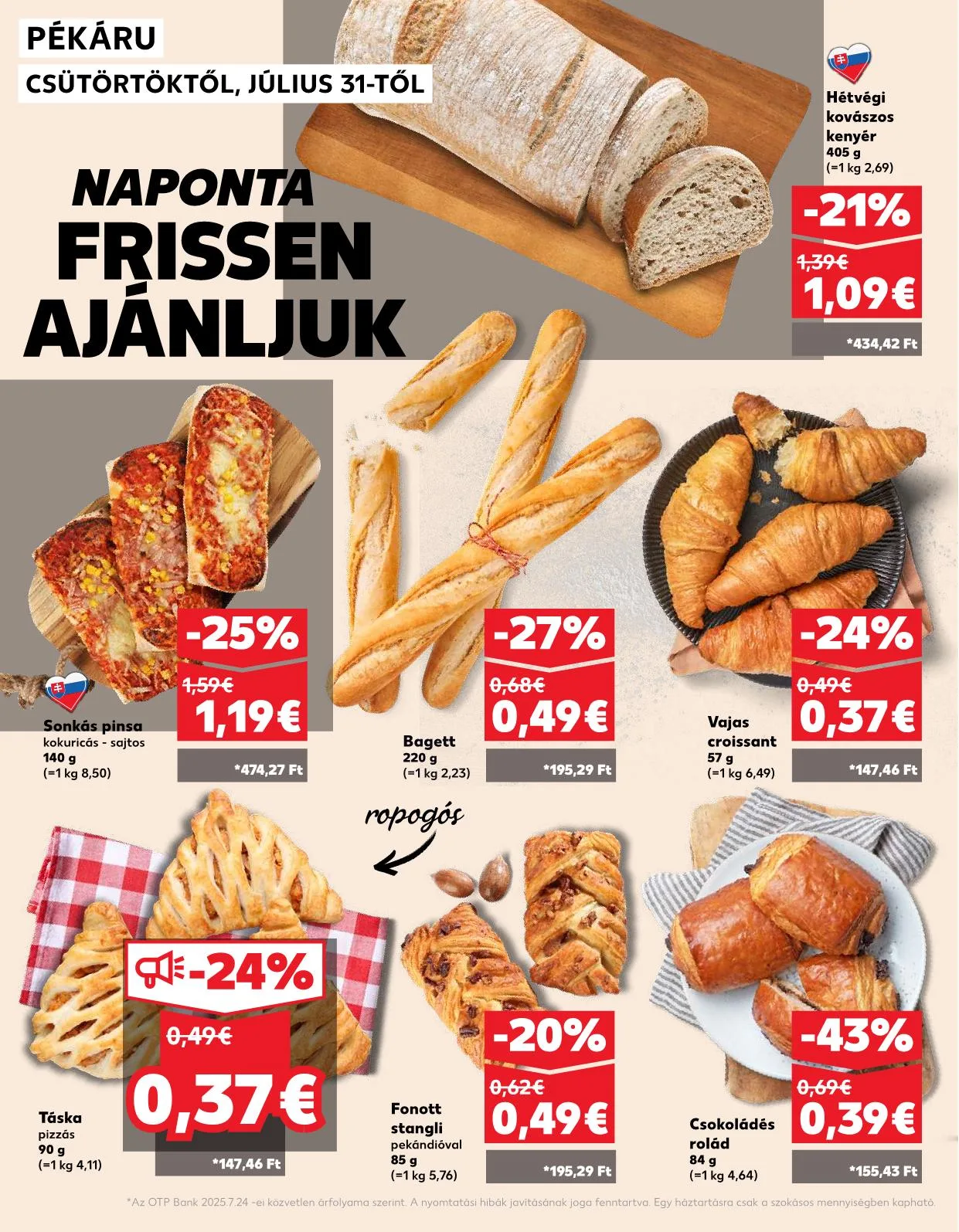 Kaufland akciós újság Dunaszerdahely nagymegyer 07.28–08.06 – 39. oldal