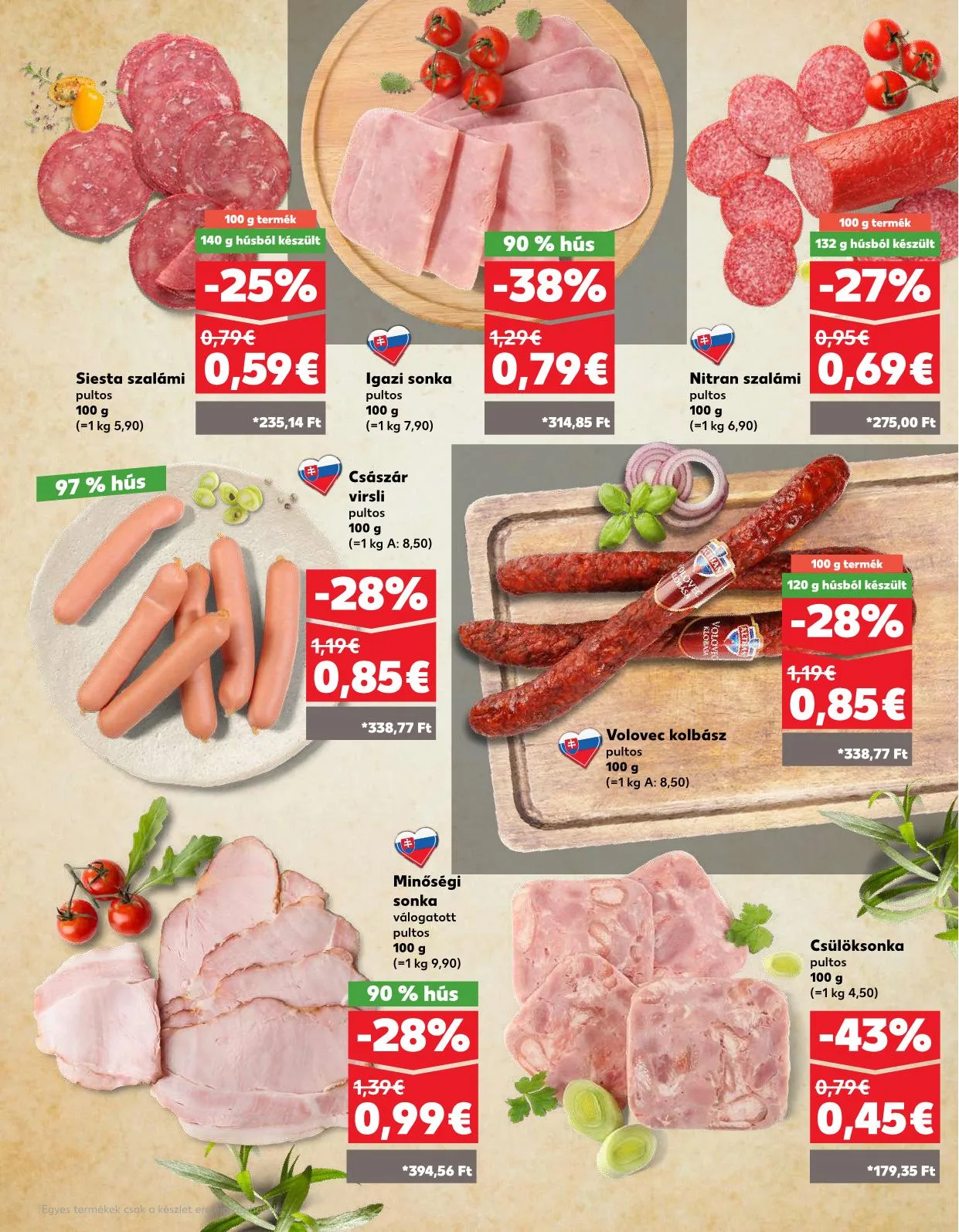 Kaufland akciós újság Dunaszerdahely nagymegyer 07.28–08.06 – 5. oldal