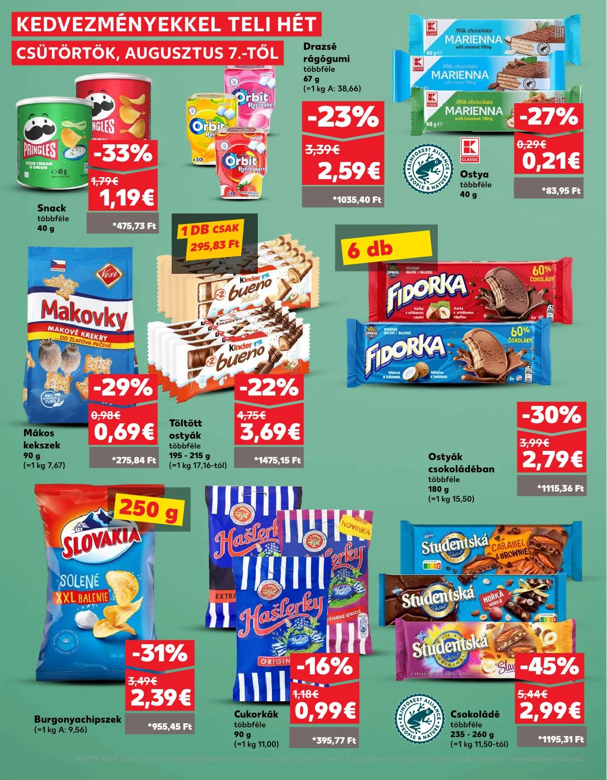 Kaufland akciós újság Dunaszerdahely nagymegyer 08.07–08.13 – 13. oldal