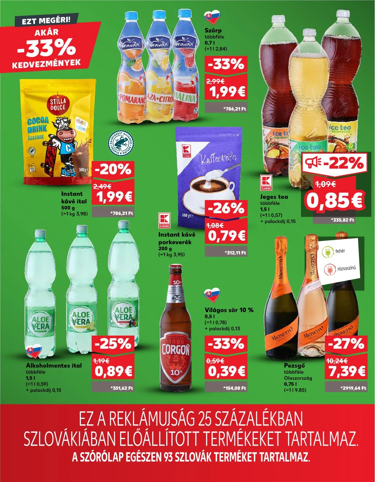 Kaufland akciós újság Dunaszerdahely nagymegyer 08.21–08.28 – 33. oldal
