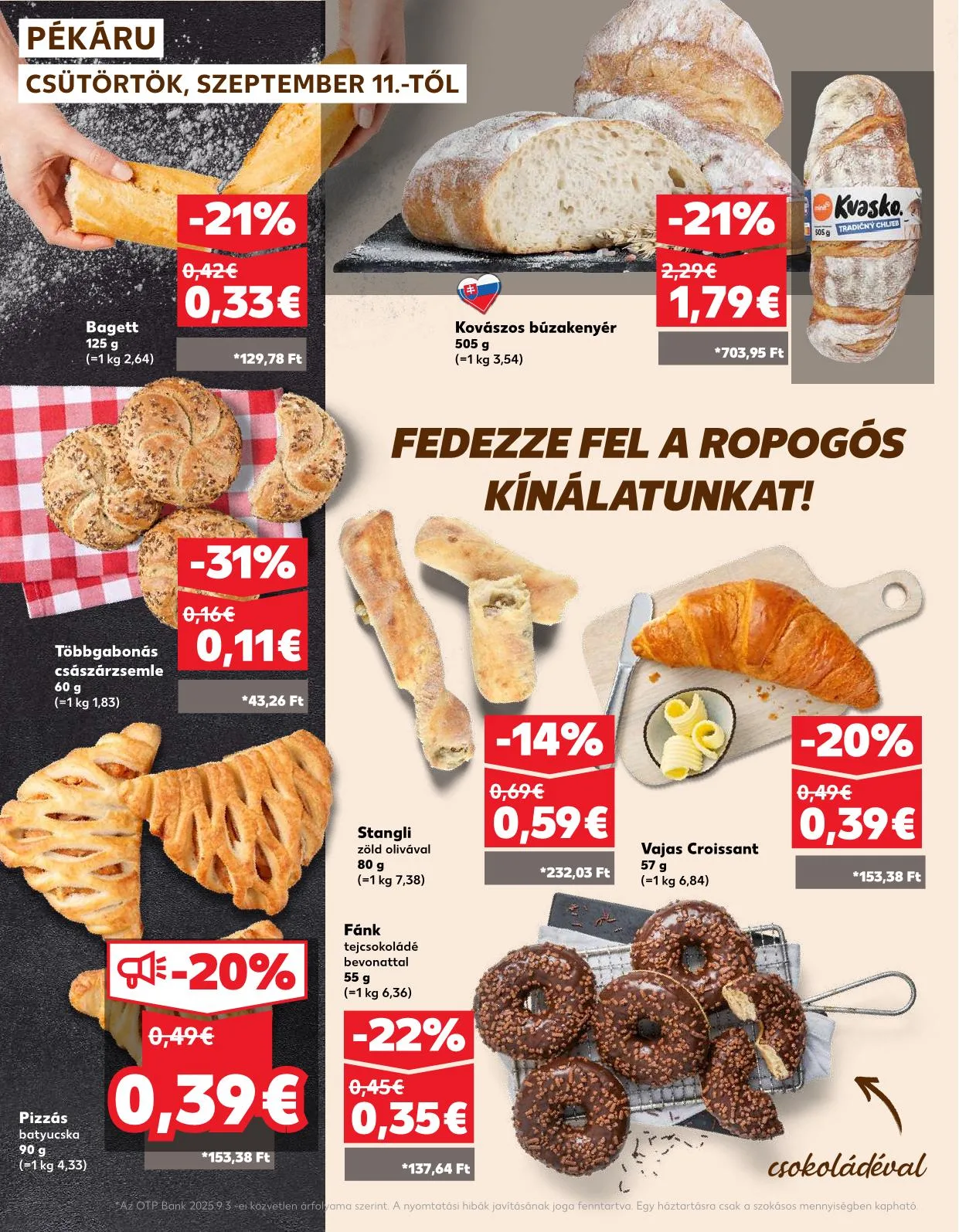 Kaufland akciós újság Dunaszerdahely nagymegyer 09.11–09.17 – 39. oldal