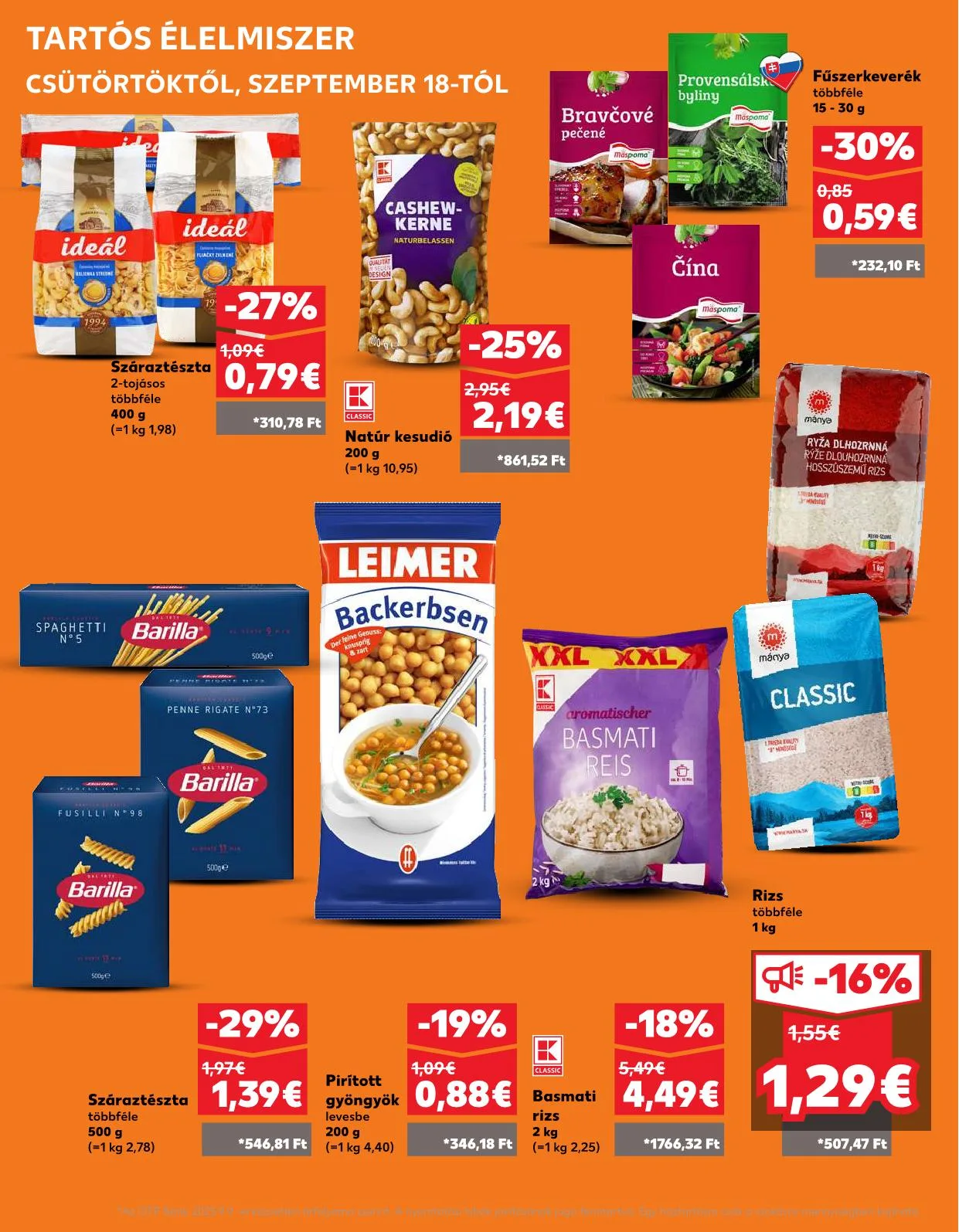 Kaufland akciós újság Dunaszerdahely nagymegyer 09.18–09.24 – 19. oldal