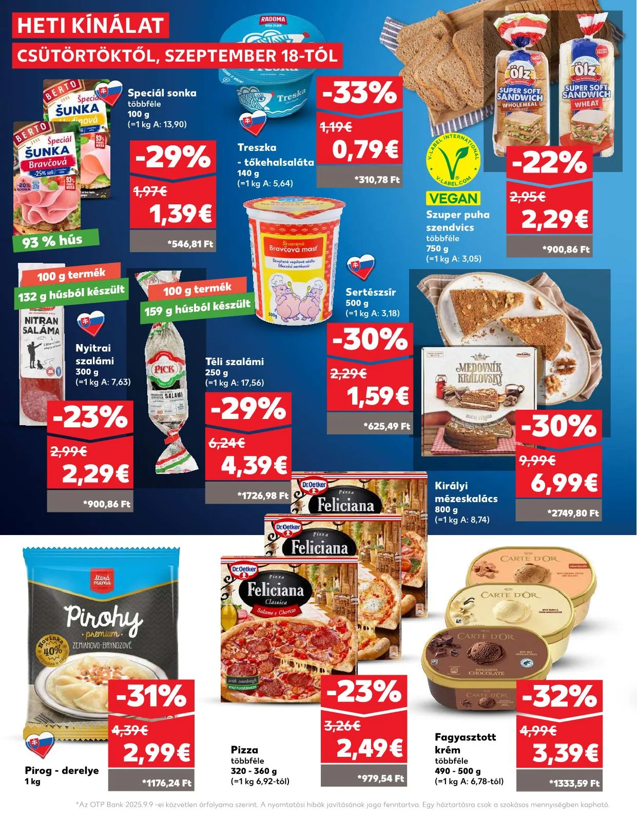 Kaufland akciós újság Dunaszerdahely nagymegyer 09.18–09.24 – 8. oldal