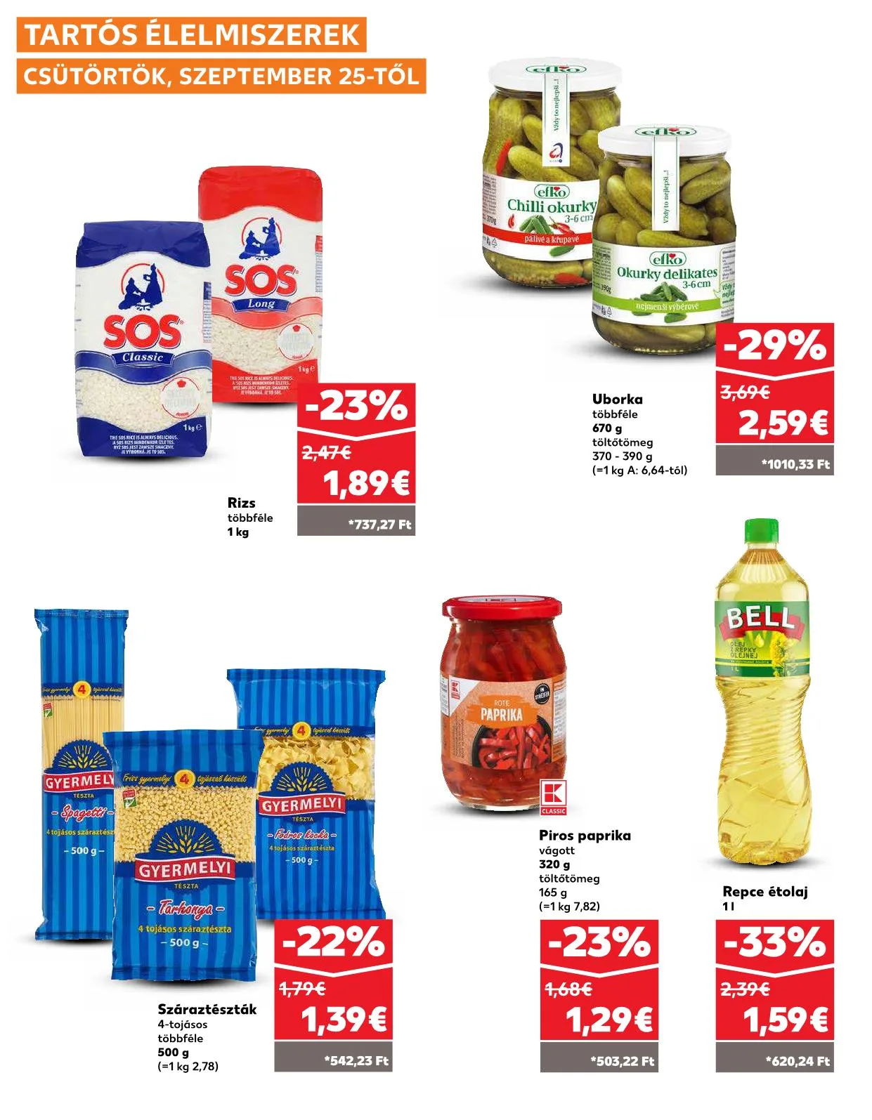 Kaufland akciós újság Dunaszerdahely nagymegyer 09.25–10.01 – 21. oldal