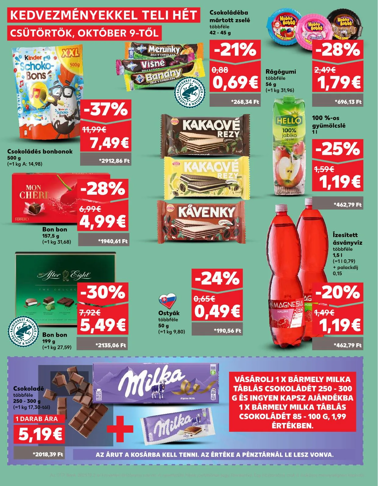 Kaufland akciós újság Dunaszerdahely nagymegyer 10.09–10.15 – 10. oldal