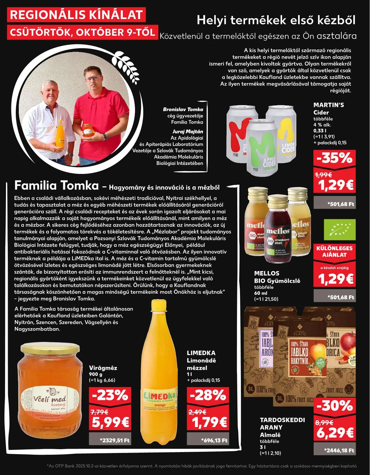 Kaufland akciós újság Dunaszerdahely nagymegyer 10.09–10.15 – 24. oldal