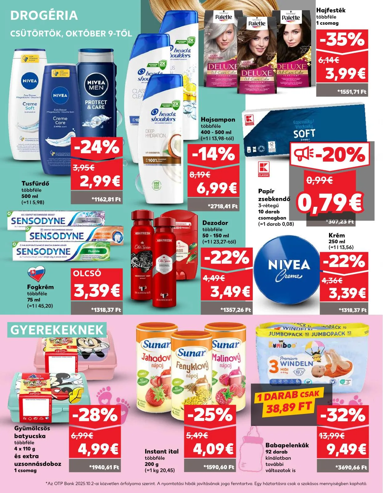 Kaufland akciós újság Dunaszerdahely nagymegyer 10.09–10.15 – 26. oldal