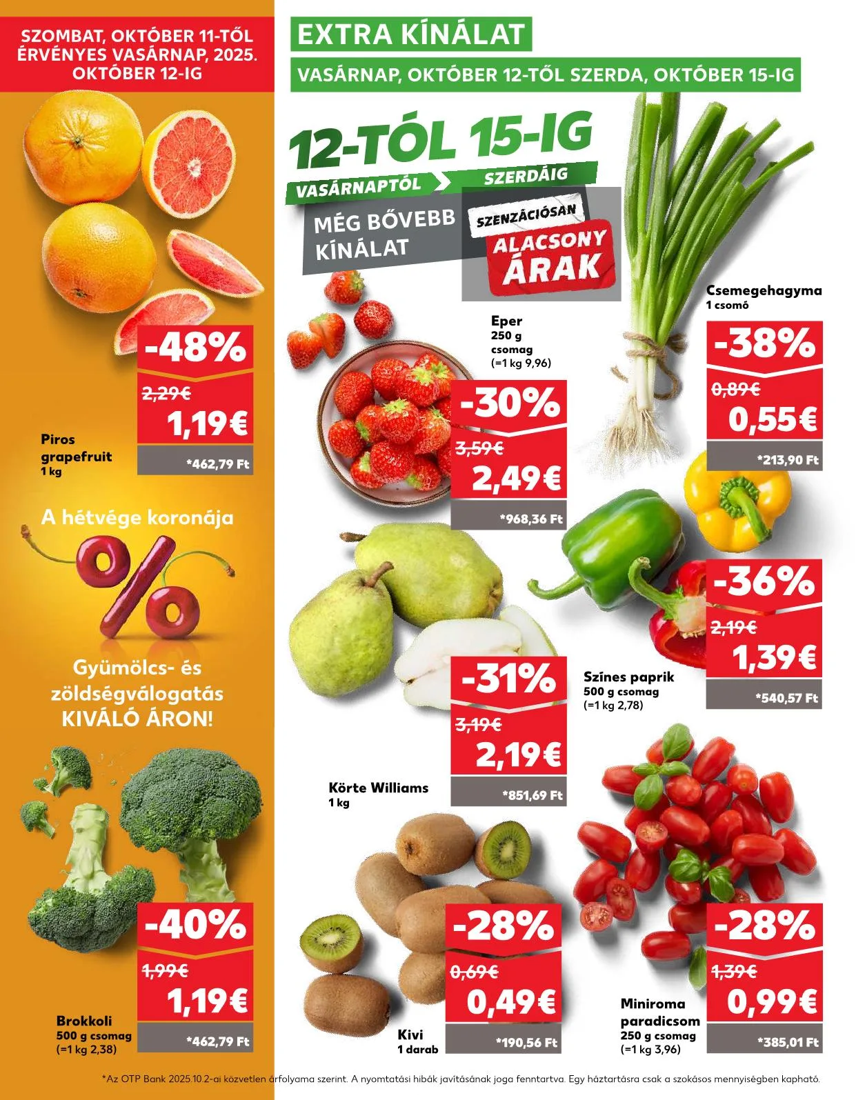 Kaufland akciós újság Dunaszerdahely nagymegyer 10.09–10.15 – 28. oldal