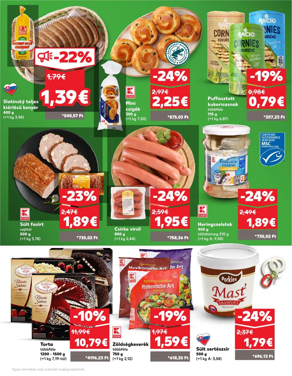 Kaufland akciós újság Dunaszerdahely nagymegyer 10.09–10.15 – 31. oldal
