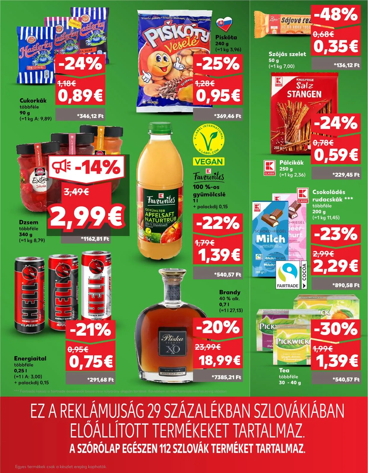 Kaufland akciós újság Dunaszerdahely nagymegyer 10.09–10.15 – 33. oldal