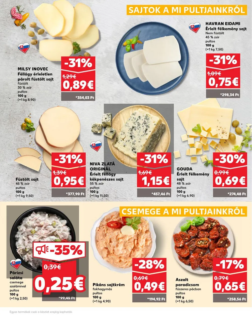 Kaufland akciós újság Losonc Rozsnyo Toketerebes Nagykuros 07.04–07.10 – 11. oldal